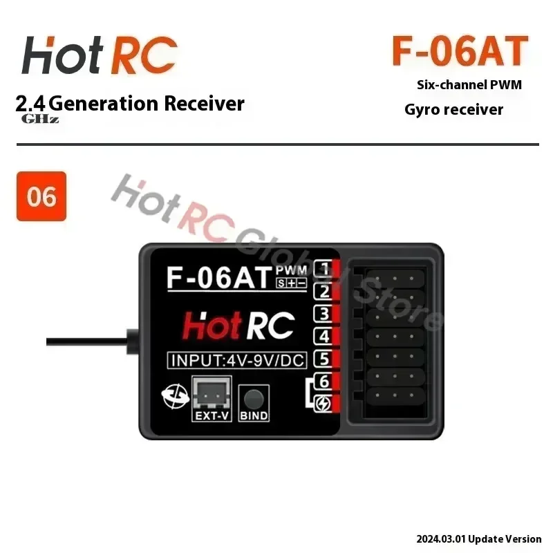 HOTRC 2.4Ghz 4/6/8 Kanal F-04A - Drone Racing Receiver incelemesi ve fiyatı