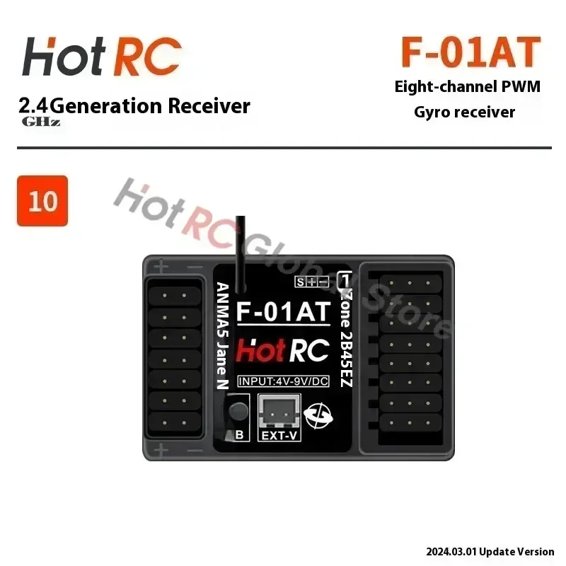 HOTRC 2.4Ghz 4/6/8 Kanal F-04A - Drone Racing Receiver incelemesi ve fiyatı